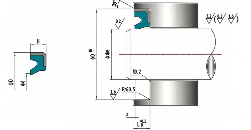 GWJ Hydraulic Cylinder Wiper Seal